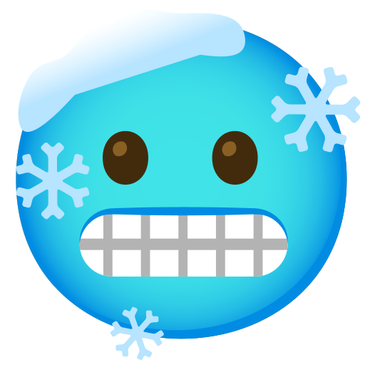 frozen emoticon