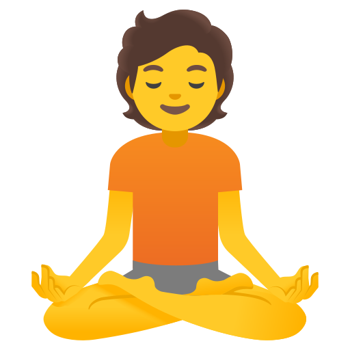 🧘 Person In Lotus Position Emoji, Meditation Emoji