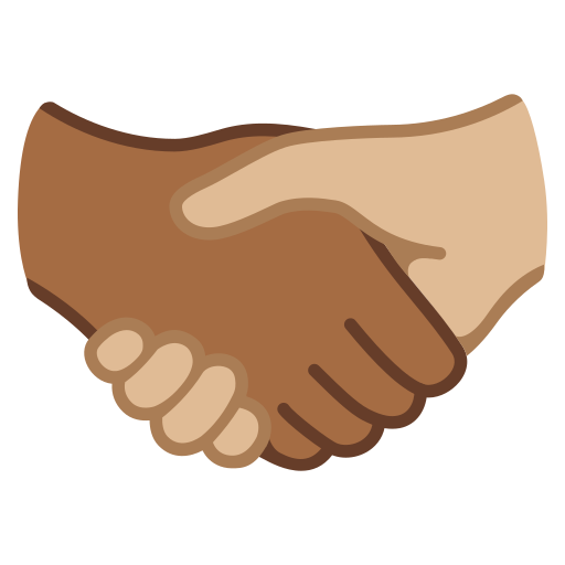 🤝🏼 Handshake: Medium-Light Skin Tone Emoji