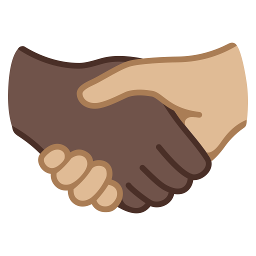 🤝🏿 Handshake: Dark Skin Tone Emoji