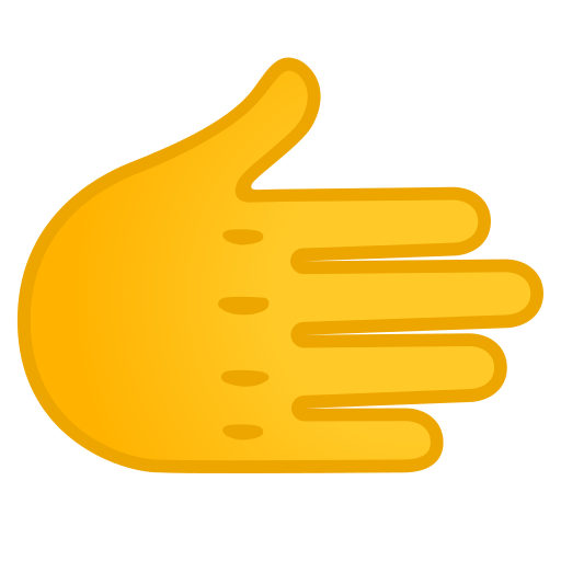 Emojipedia on X: Draft Emoji: Rightwards Hand #WorldEmojiDay