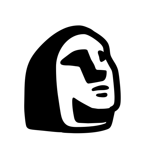 🗿 Moai emoji