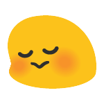 Flustered Emoji Meme Face - Light Orange