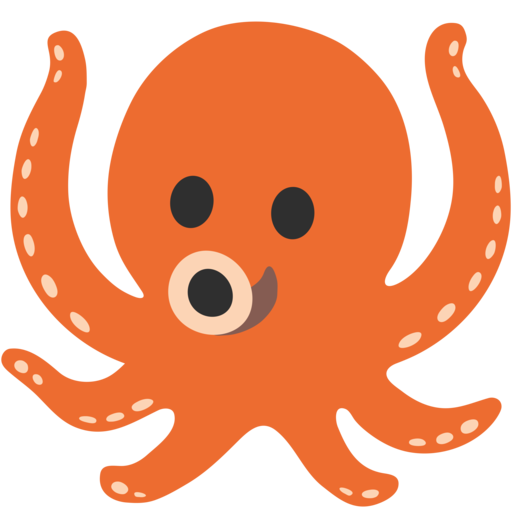 Emoji – Cuscino polpo ufficiale, PIW _ Octopus _ eb 