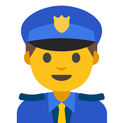 👮 Agente De Policía Emoji
