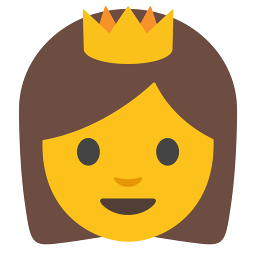 Princess Emojis Mouse Ears