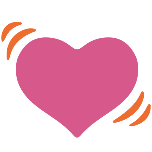 modstand Samle skrot 💓 Beating Heart Emoji | Heartbeat Emoji