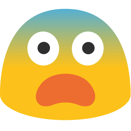 😨 Fearful face emoji