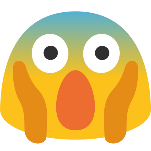 😱 Face Screaming In Fear Emoji