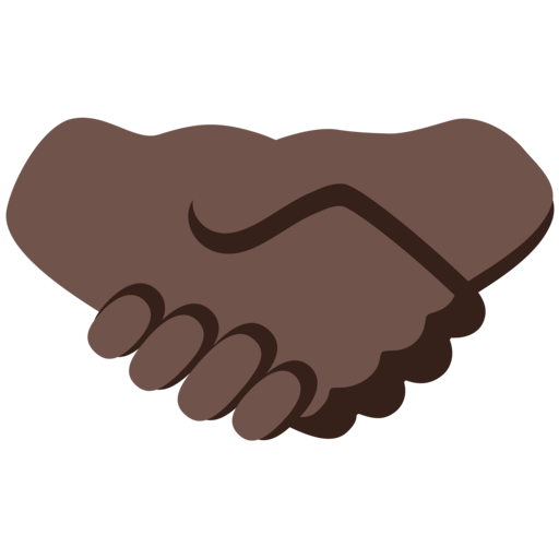 🤝🏿 Handshake: Dark Skin Tone Emoji