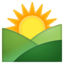 Android Oreo; U+1F304; Emoji