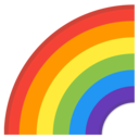 Emoji:  Android Oreo; U+1F308