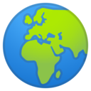 Android Oreo; U+1F30D; Emoji