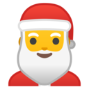 Android Oreo; U+1F385; Father Christmas Emoji