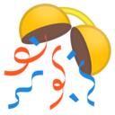 Android Oreo; U+1F38A; Emoji