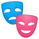 Android Oreo; U+1F3AD; Emoji