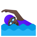 Android Oreo; U+1F3CA U+1F3FF U+200D U+2640 U+FE0F; Emoji