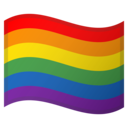 Android Oreo; U+1F3F3 U+FE0F U+200D U+1F308; LGBT Flag, Gay Flag Emoji