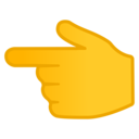 Android Oreo; U+1F448; Emoji