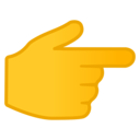Android Oreo; U+1F449; Emoji
