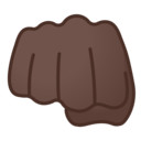 Android Oreo; U+1F44A U+1F3FF; Emoji