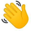 Android Oreo; U+1F44B; Emoji