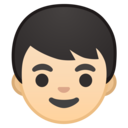Android Oreo; U+1F466 U+1F3FB; Emoji