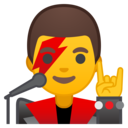 Android Oreo; U+1F468 U+200D U+1F3A4; Emoji