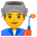 Android Oreo; U+1F468 U+200D U+1F3ED; Emoji