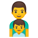 Android Oreo; U+1F468 U+200D U+1F466; Emoji