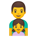 Android Oreo; U+1F468 U+200D U+1F467; Emoji