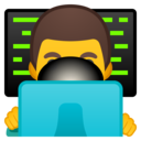 Android Oreo; U+1F468 U+200D U+1F4BB; Emoji