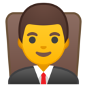 Android Oreo; U+1F468 U+200D U+2696 U+FE0F; Emoji