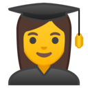 Android Oreo; U+1F469 U+200D U+1F393; Emoji