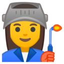 Android Oreo; U+1F469 U+200D U+1F3ED; Emoji