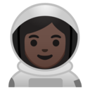 Android Oreo; U+1F469 U+1F3FF U+200D U+1F680; Emoji