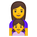 Android Oreo; U+1F469 U+200D U+1F467; Emoji