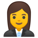 Android Oreo; U+1F469 U+200D U+1F4BC; Emoji