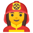 Android Oreo; U+1F469 U+200D U+1F692; Emoji