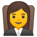 Android Oreo; U+1F469 U+200D U+2696 U+FE0F; Emoji