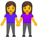 Android Oreo; U+1F46D; Emoji