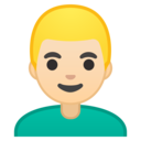 Android Oreo; U+1F471 U+1F3FB U+200D U+2642 U+FE0F; Emoji