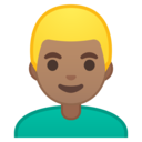 Android Oreo; U+1F471 U+1F3FD; Emoji