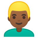 Android Oreo; U+1F471 U+1F3FE U+200D U+2642 U+FE0F; Emoji