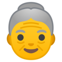 Android Oreo; U+1F475; Emoji