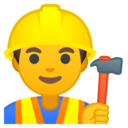 Android Oreo; U+1F477; Emoji