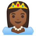 Android Oreo; U+1F478 U+1F3FE; Emoji