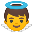 Android Oreo; U+1F47C; Emoji