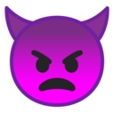 Android Oreo; U+1F47F; Emoji