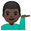 Android Oreo; U+1F481 U+1F3FF U+200D U+2642 U+FE0F; Emoji